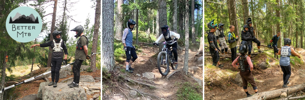 MTB downhill clinics with mountainbike coach.