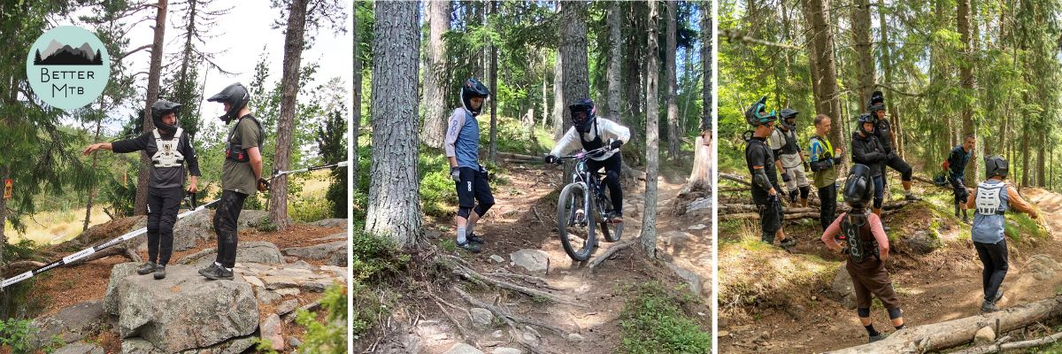 MTB clinics med erfarna mountainbike coacher Better MTB Lina Skoglund och Steve Murphy.